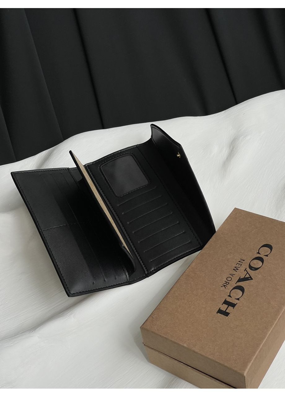 Кошелек женский большой визитница молочный с коробкой No Brand (369935805)