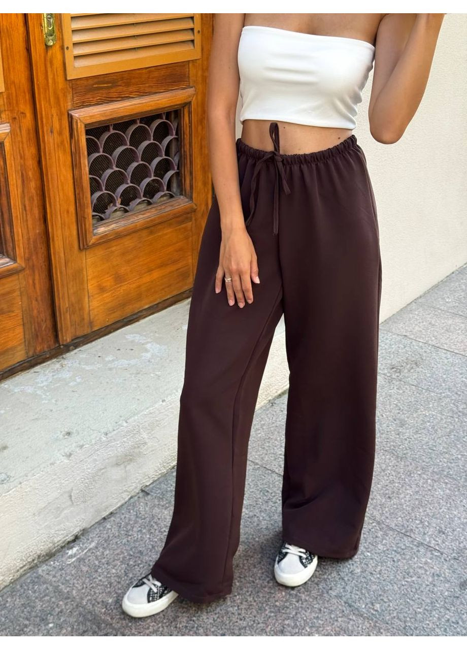 🍫 Трендовые брюки-палаццо из костюмной ткани – базовая элегантность и комфорт! Размерная сетка в описании DK/DL Мода без кордонів (358883287)