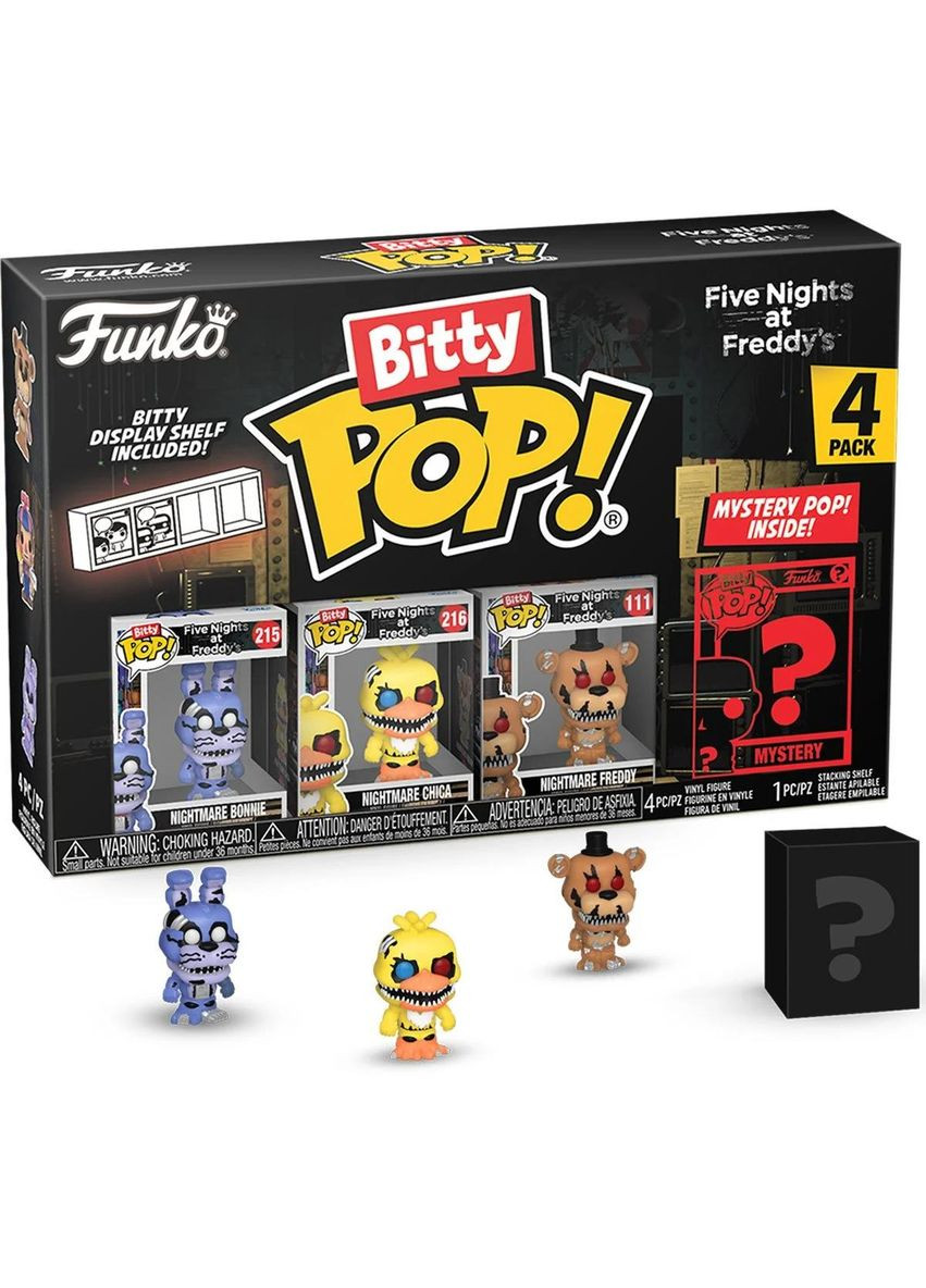 Набор мини фигурок Bitty Pop! Pop! Five Nights at Freddy's(FNaF): Bonnie Пять Ночей с Фредди: ФНАФ Бити поп Funko (344512758)