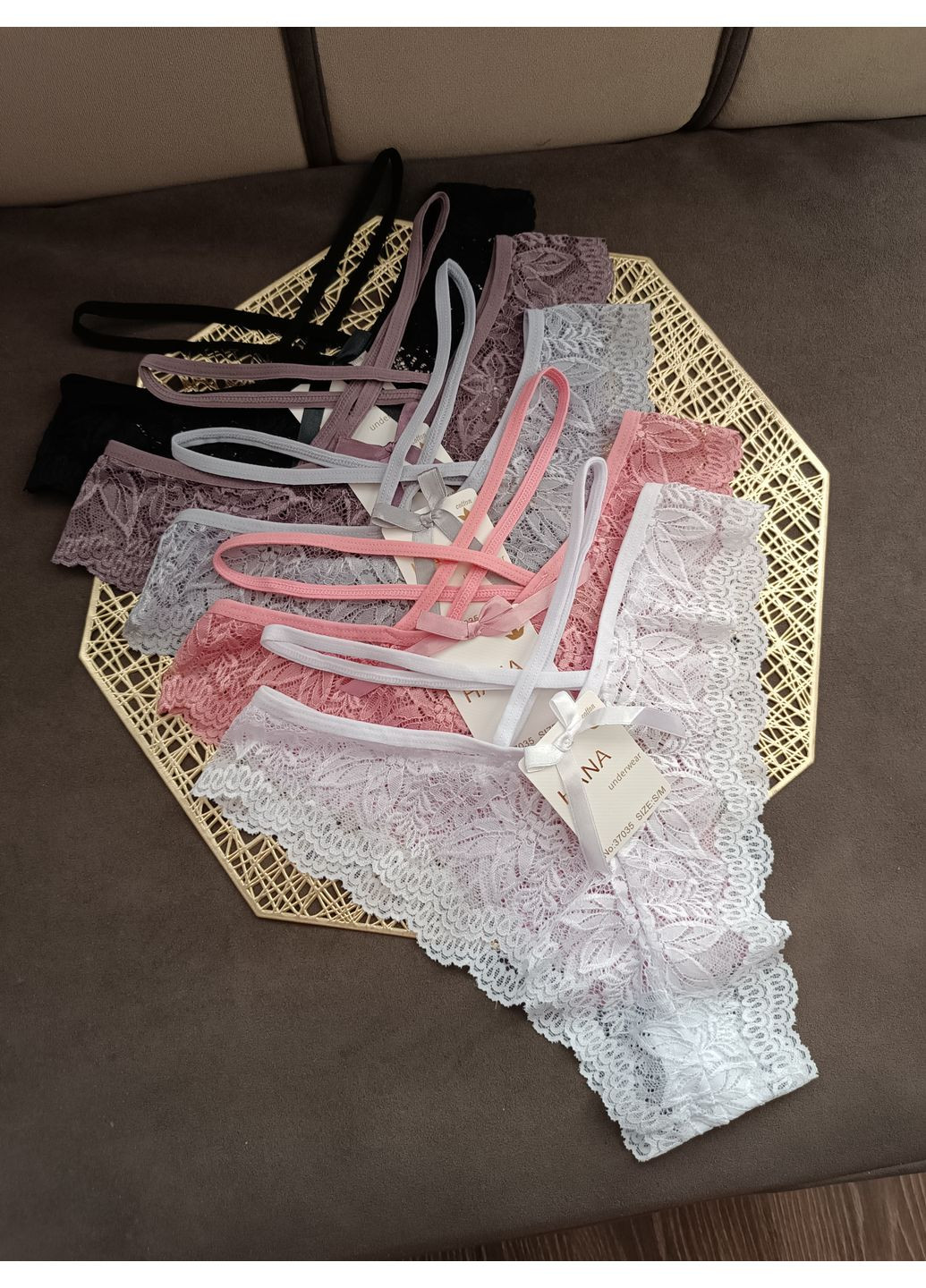 Трусики кружевные Hana бразиліана (369489336)