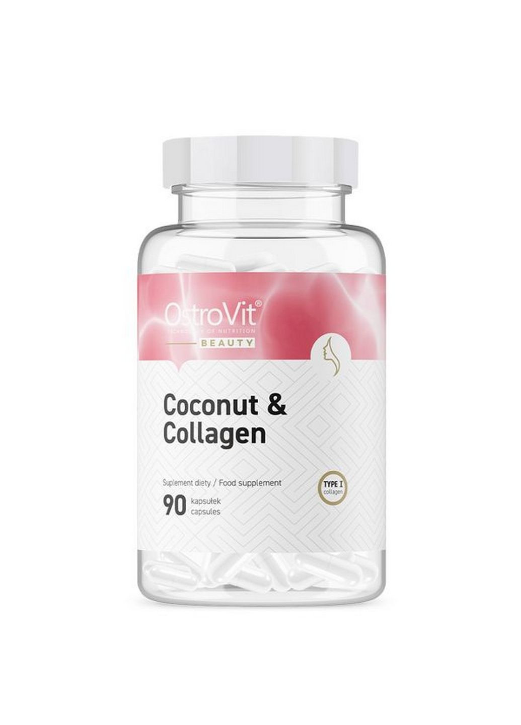 Препарат для суставов и связок Coconut & Collagen, 90 капсул Ostrovit (293416402)