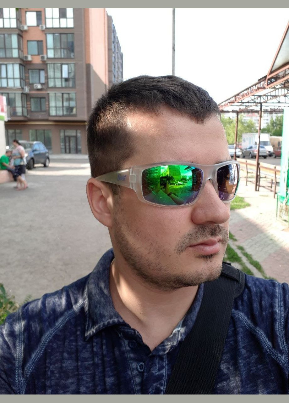 Окуляри захисні Chill'n (GTech™ green), дзеркальні синьо-зелені Swag (274376407)