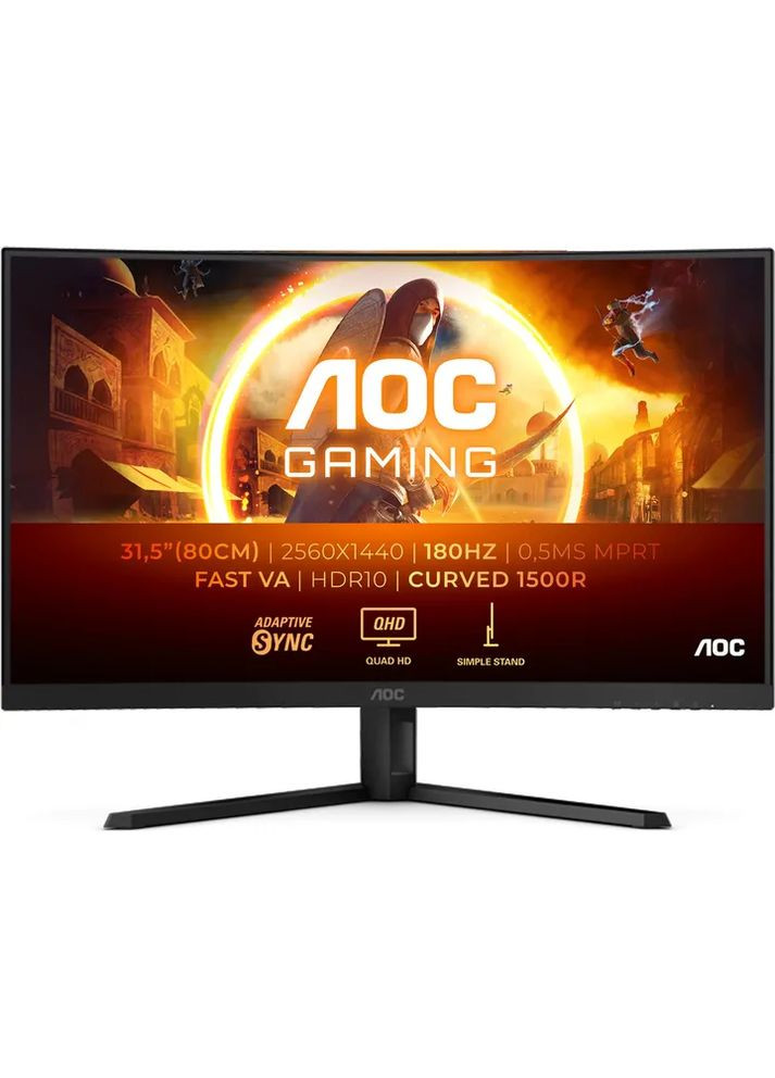 Монитор 31.5" CQ32G4VE Black AOC (360425985)