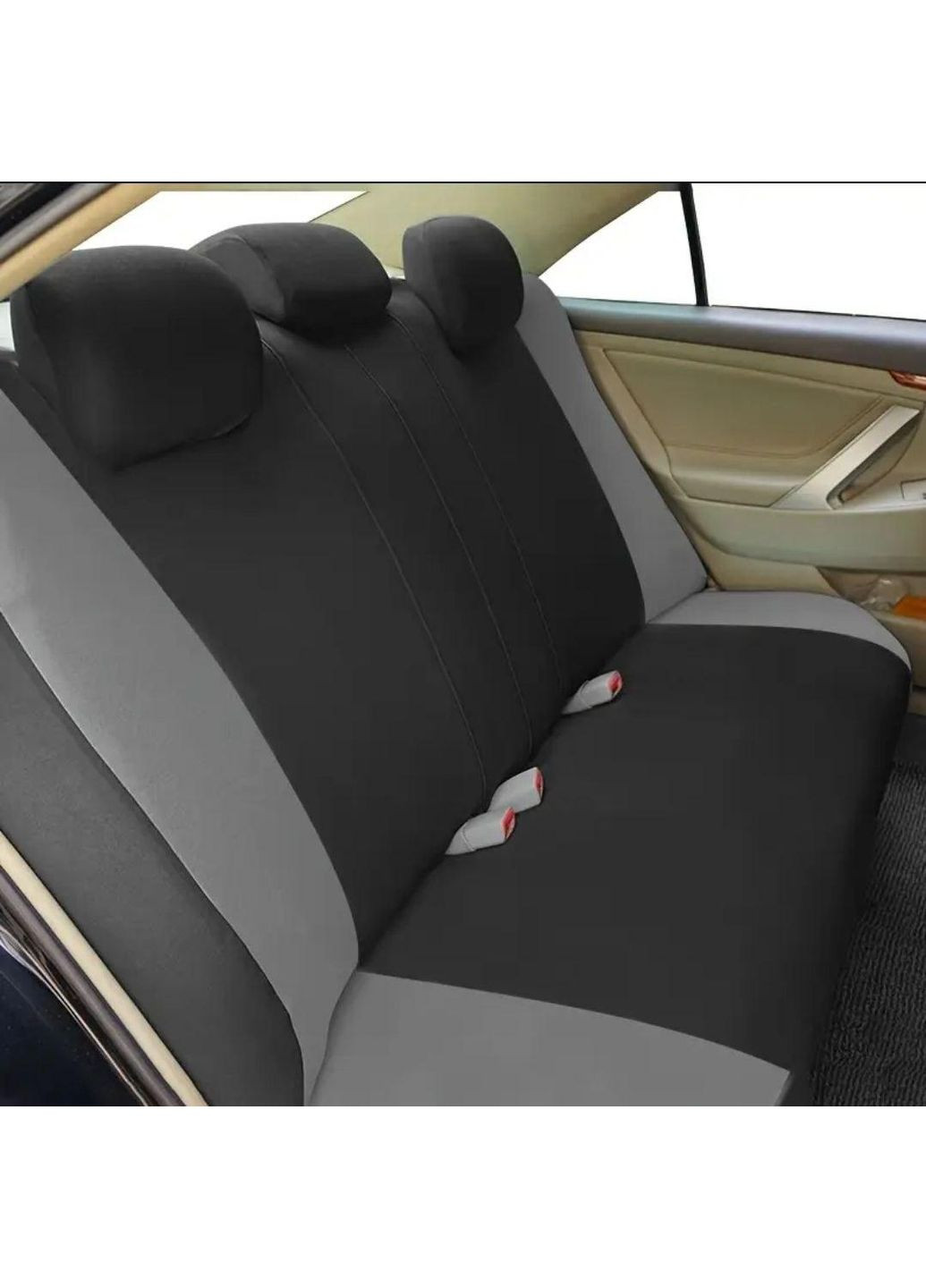 Універсальні авточохли на сидіння авто з блискавками для доступу до багажника No Brand (369475156)