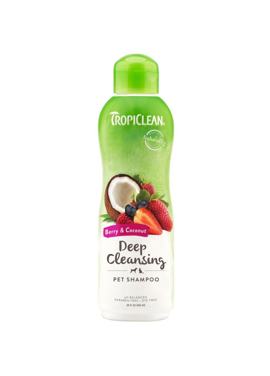 Шампунь для кошек и собак Berry & Coconut Deep Cleansing (Ягоды и кокос) 355 мл TropiClean (335841444)