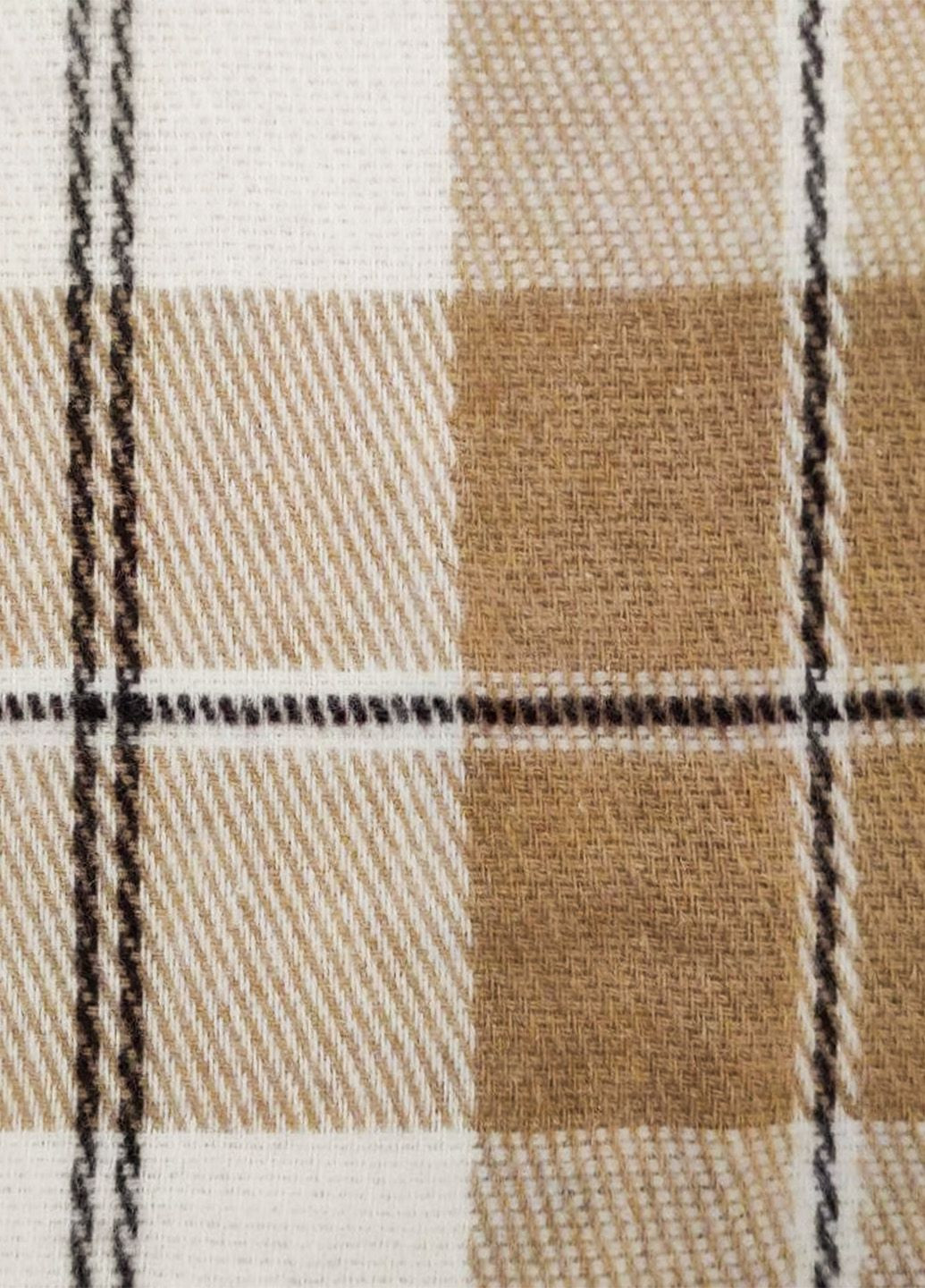 Плед шерстяний Ельф 3 біл-беж-кор 200x220 см Love You (292802984)