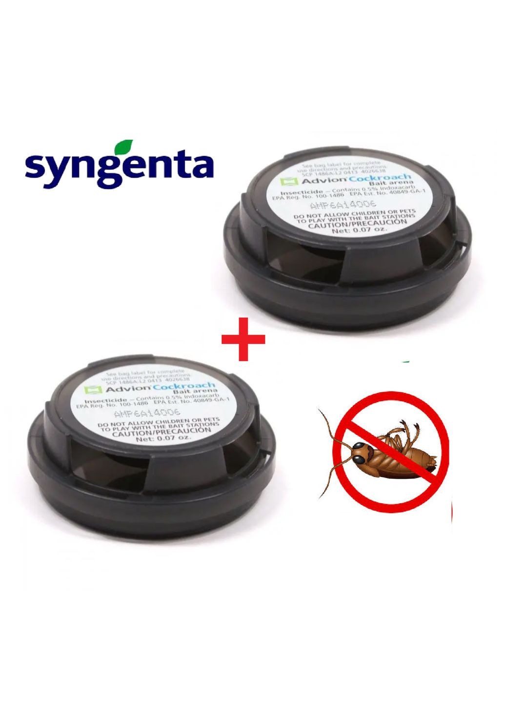Засіб від тарганів Advion Cockroach гель комплект пастка 2 шт по 2 грам Syngenta (362712233)