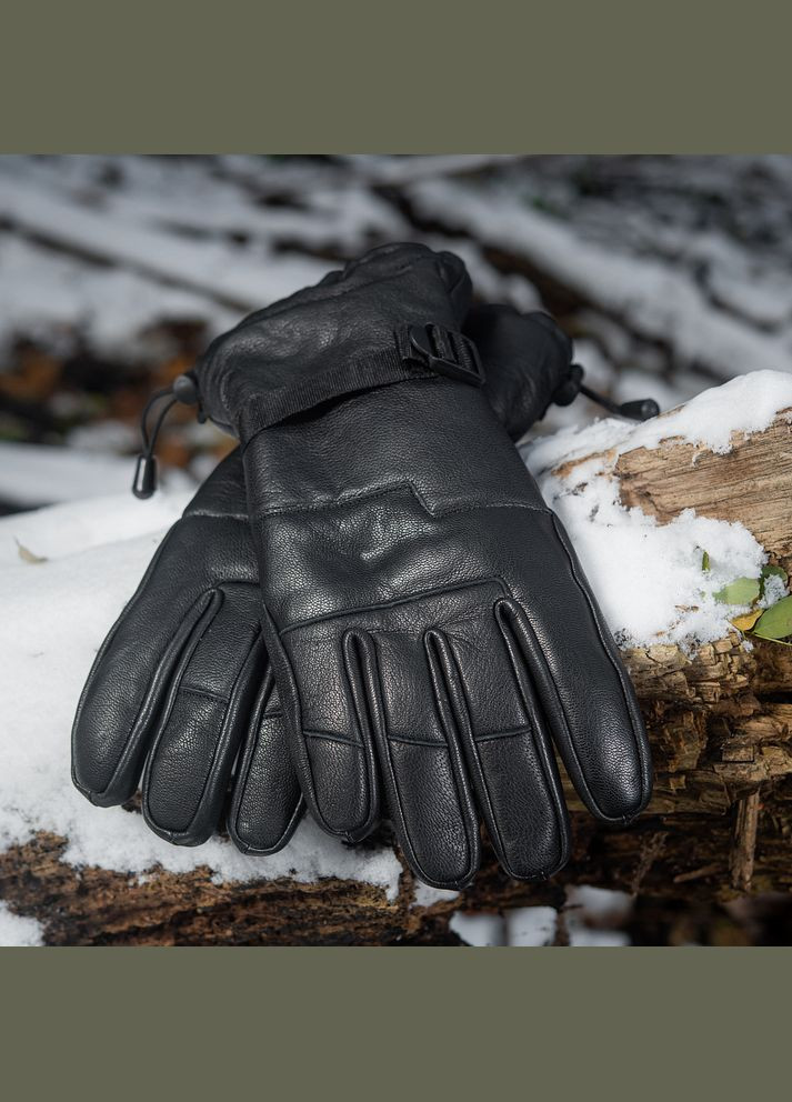 Перчатки зимние кожаные Black M-TAC (315146905)
