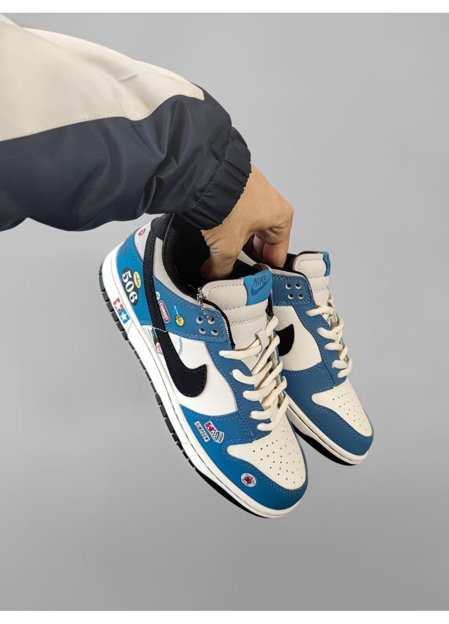 Білі Осінні кросівки чоловічі nike sb dunk low jackman wheels lux найк сб данк No Brand