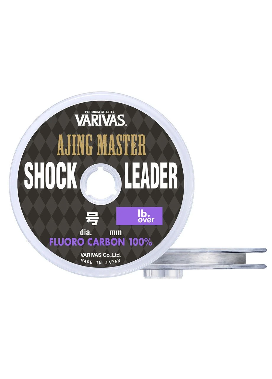 Флюорокарбон Ajing Master Shock Leader FLUORO 30m 0.148mm 3.0lb/1.36kg Varivas (395942652)