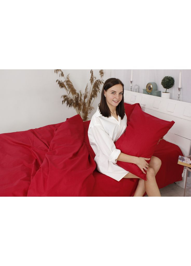 Постельное белье (m220589) Mirson Сатин 0847 Tomato 160х220 (366562762)