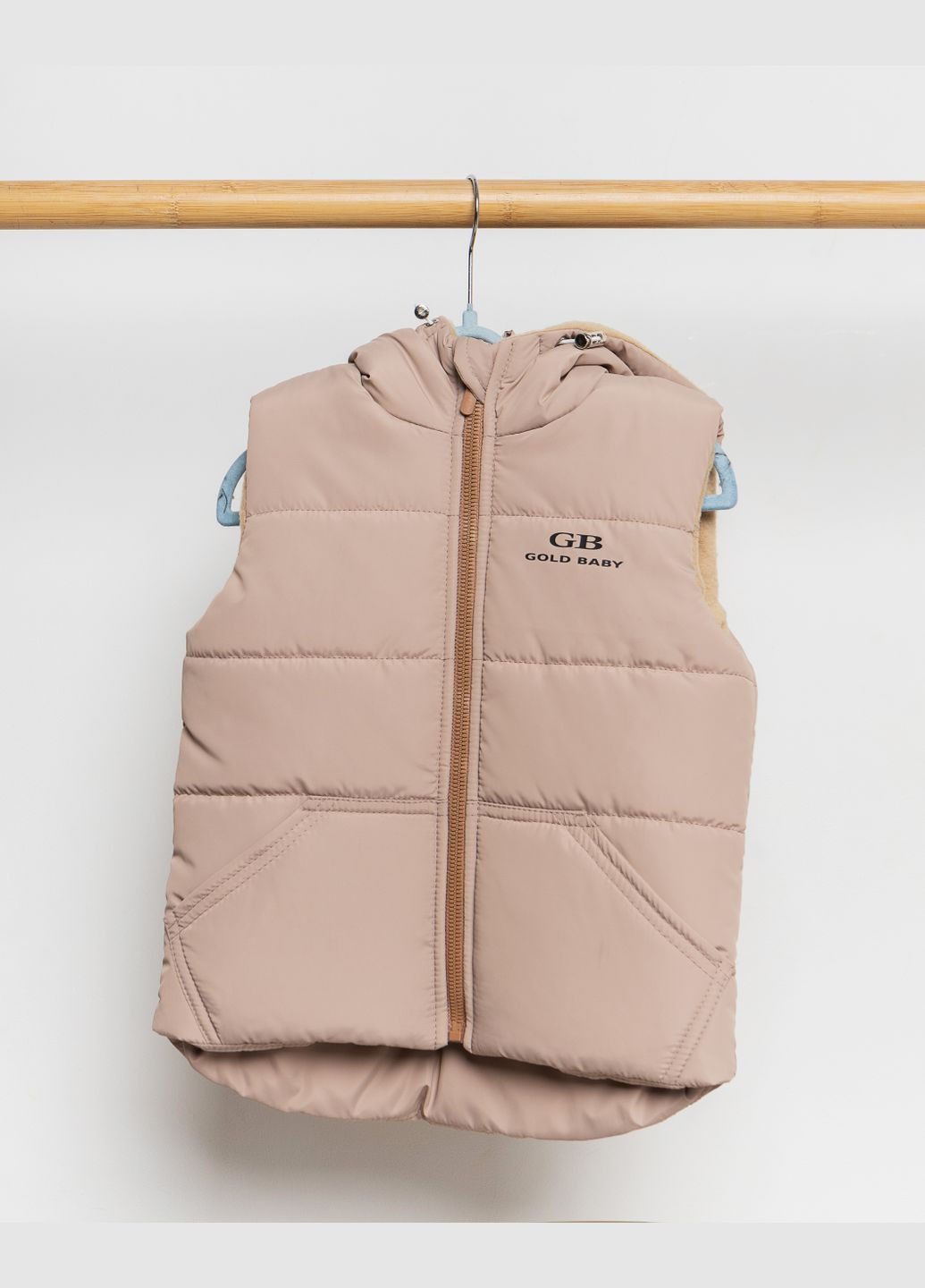 Безрукавка на флісі, капюшон не відстібний No Brand (279754348)