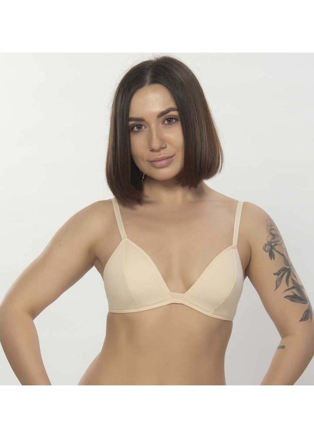 Бежевый бюстгальтер Elita без косточек