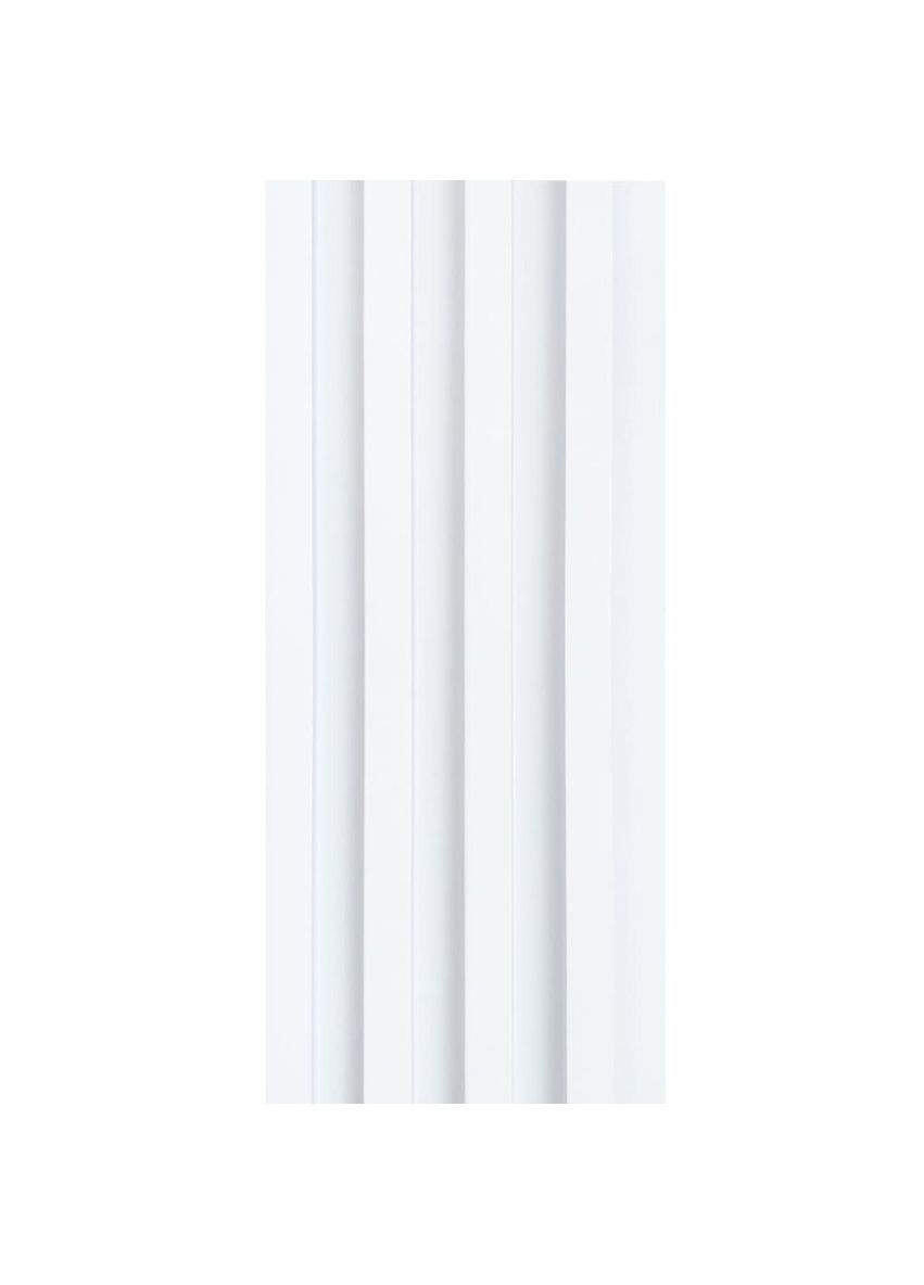 Декоративная стеновая рейка 160*23*3000мм (D) SW00001533 Белая Sticker Wall (298285167)