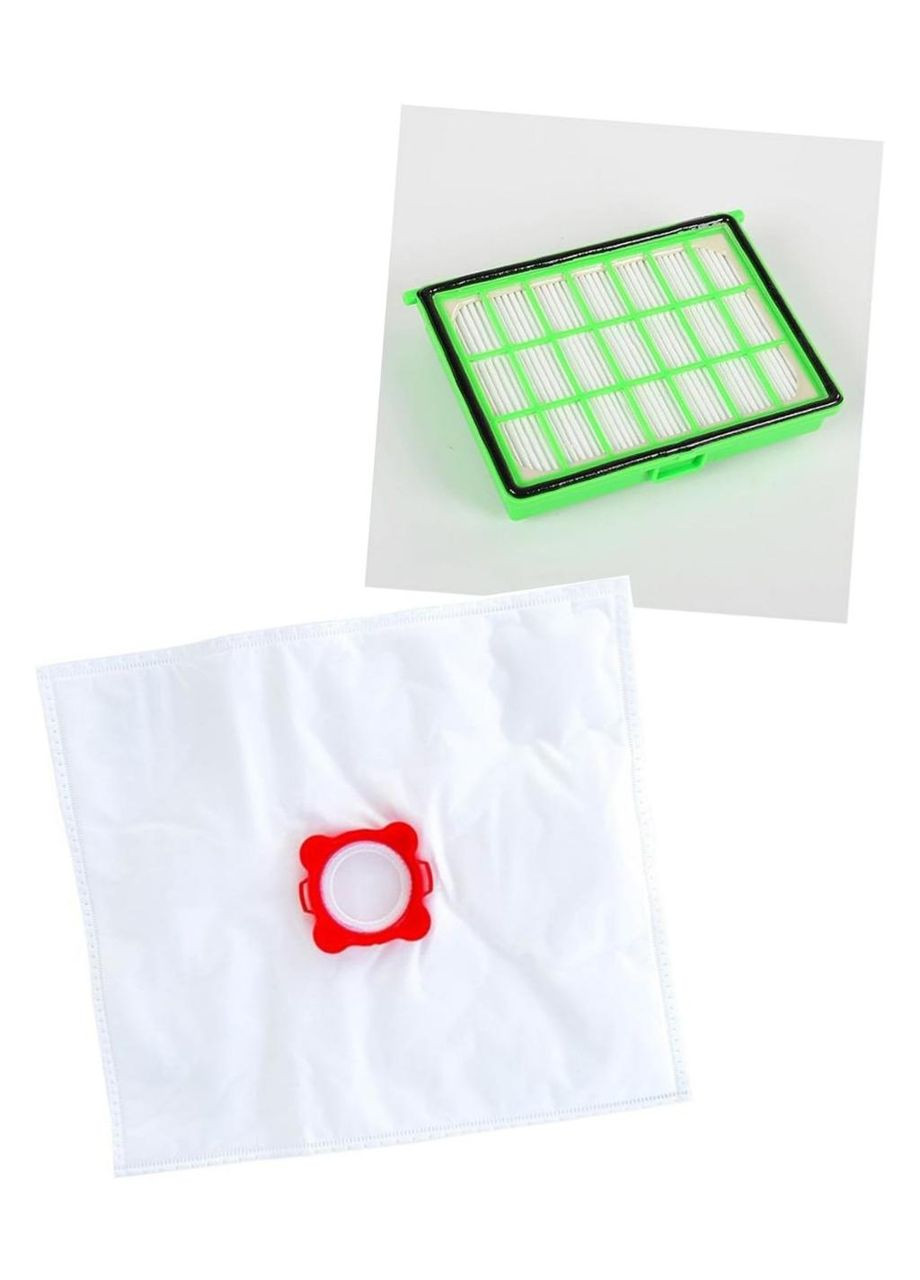 Набір мішків для пилу 20 шт та нера фільтр сумісний із Rowenta Compacteo ZR004101 ZR004201 MT000701 No Brand (301854286)