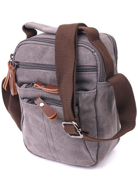 Спортивная сумка планшет через плечо мужская текстильная маленькая Серый 36762 Vintage (361660297)