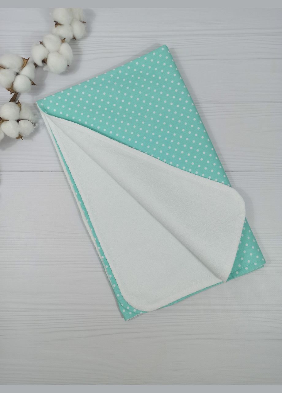 Набір для малюка: з 3 непромокальних пелюшок a.l.babybox Горошки 50х80 Різнокольоровий No Brand (315488395)
