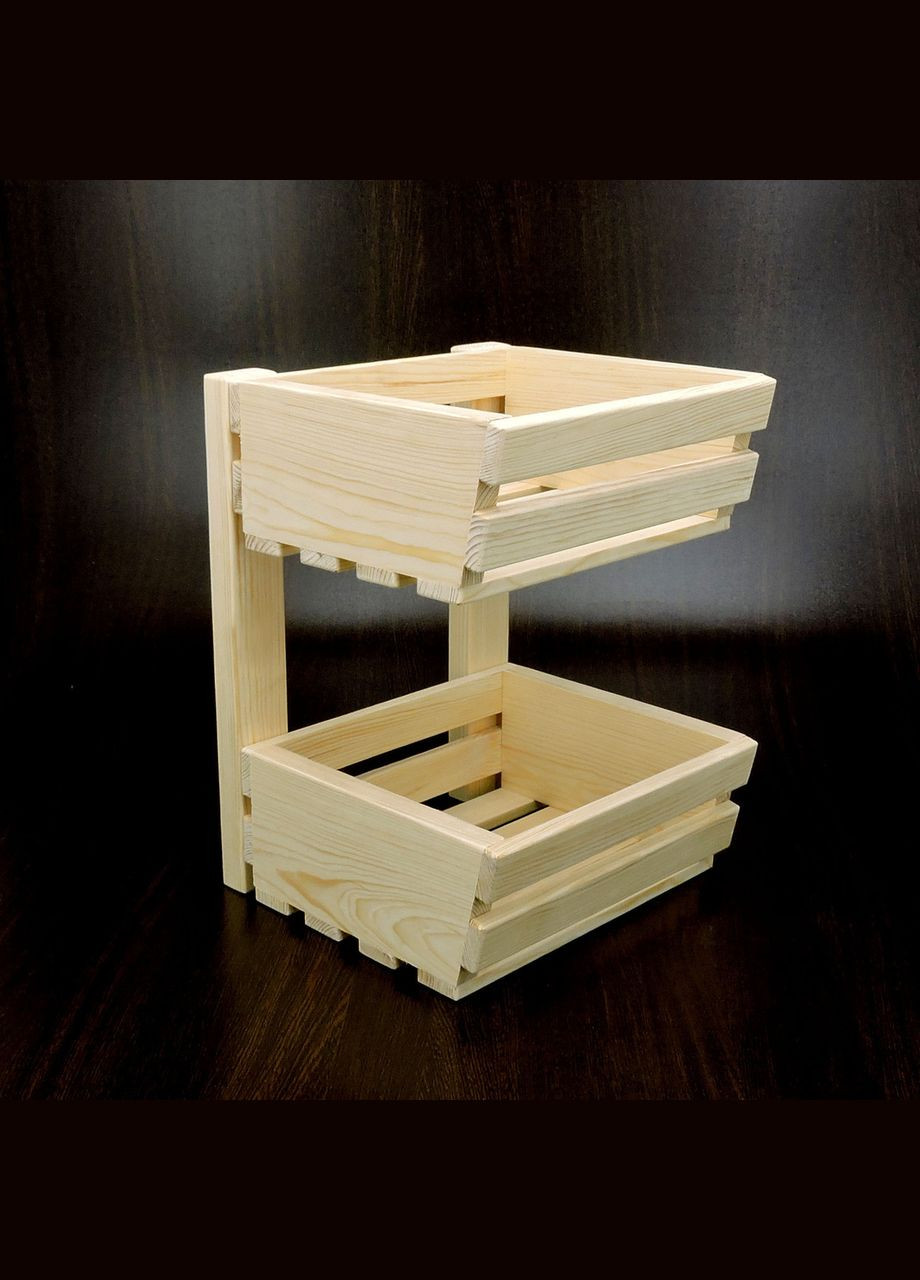 Лоток для овочів і фруктів з дерева Цукіні бланже (ЯХО-000801) No Brand (327866517)