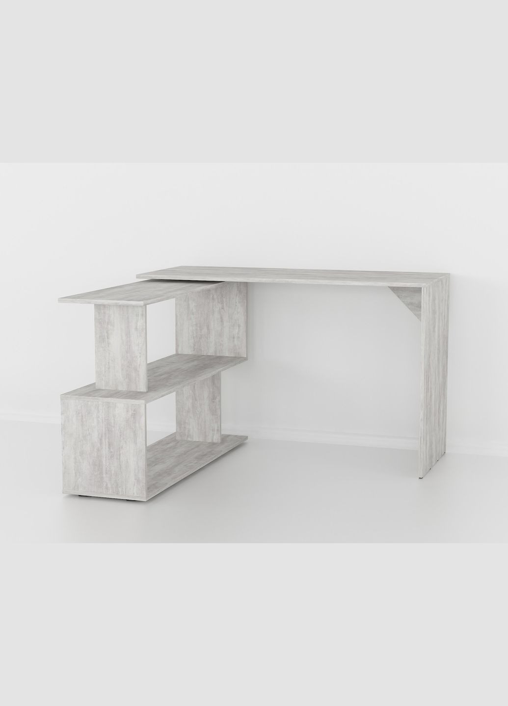 Стол компьютерный угловой Alma 1200x770x500 Бетон (id27-0000-41-beton) Forte (311951656)