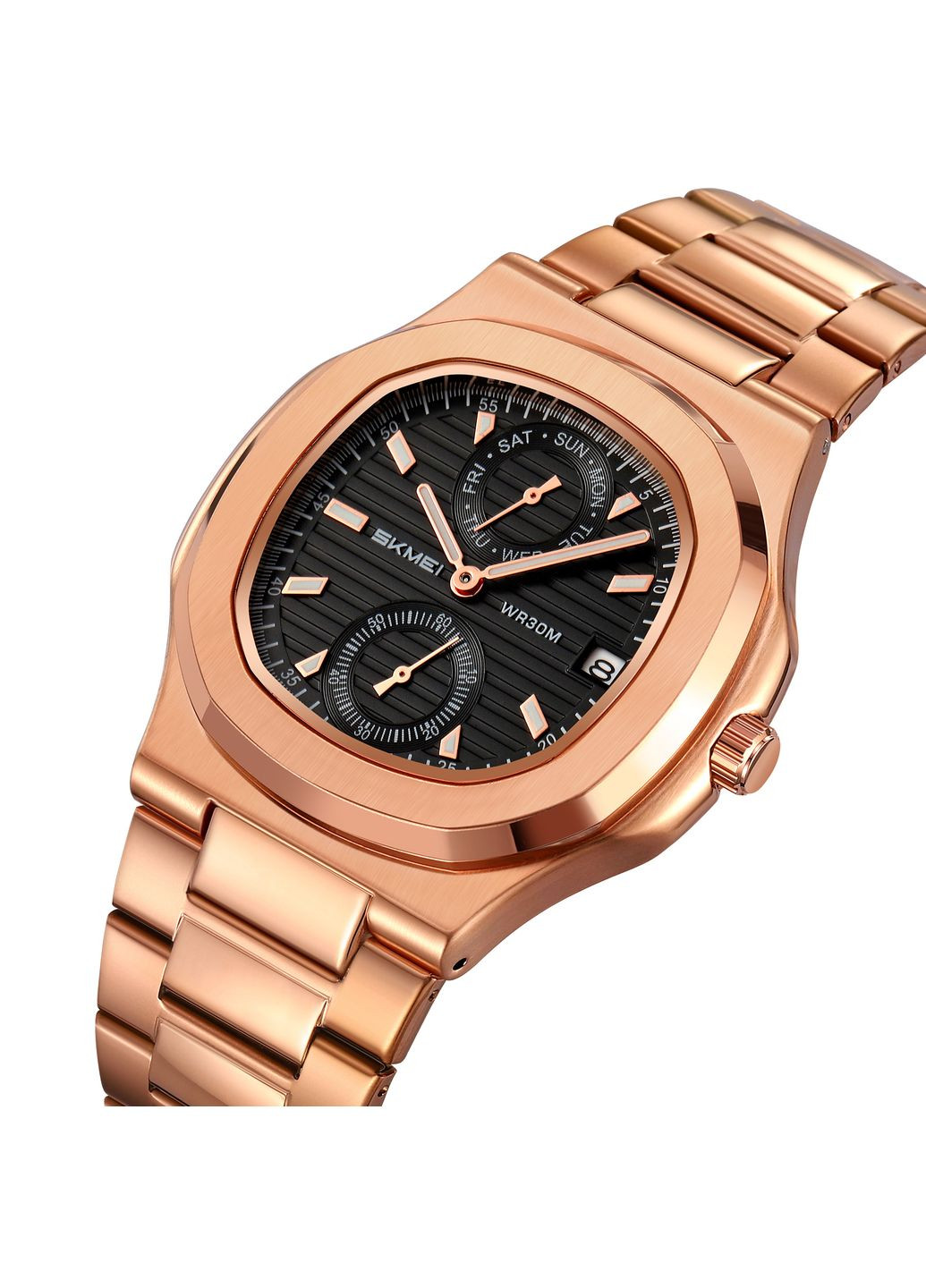 2423RG Rose Gold кварцевый классический Skmei (326738659)