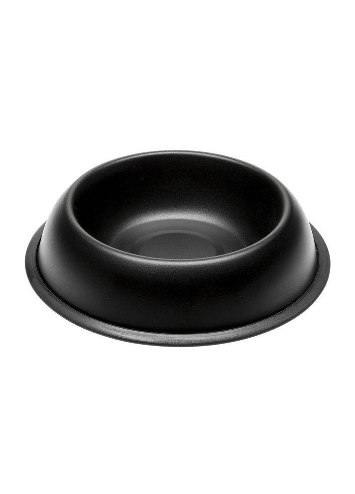 Металева пофарбована миска для собак та кішок MIRA BLACK, 1.5 л Ferplast (353687921)