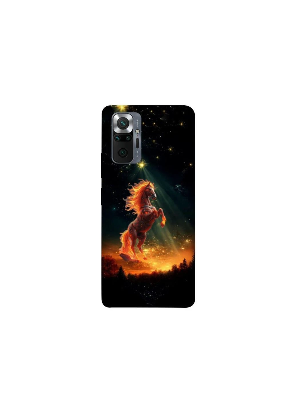 Чохол на Xiaomi Redmi Note 10 Pro Red Fire Horse ver.2 Frontalka (375764823)