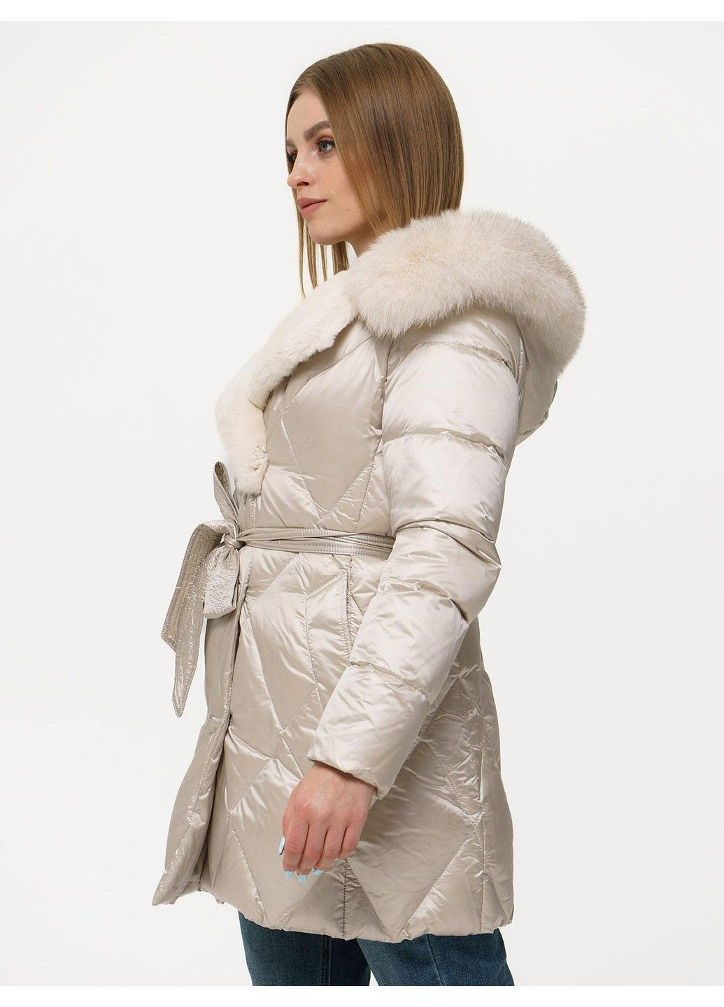 Молочна зимня куртка 21 - 04296 Vivilona
