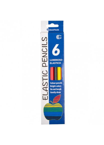 Олівці 6 кольорів CR755-6 Luminoso elastico "С" Metr+ (301791402)