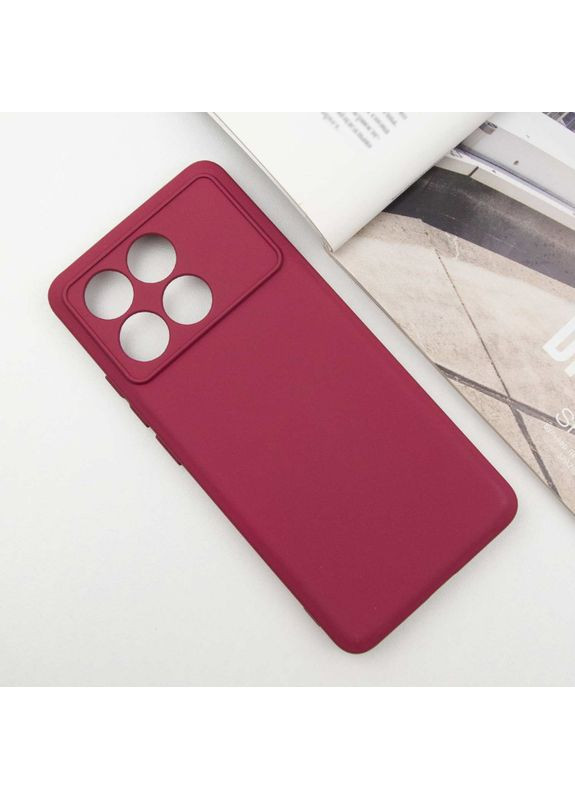 Чохол Silicone Cover Full Camera для Xiaomi Poco X6 / Note 13 Pro 5G Marsala Lakshmi (355874337)
