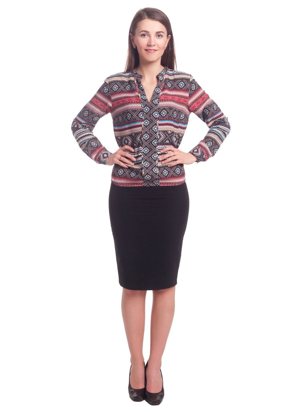 Жіноча спідниця олівець на широкій кокетці (ll109060090) LadyLike (365729531)