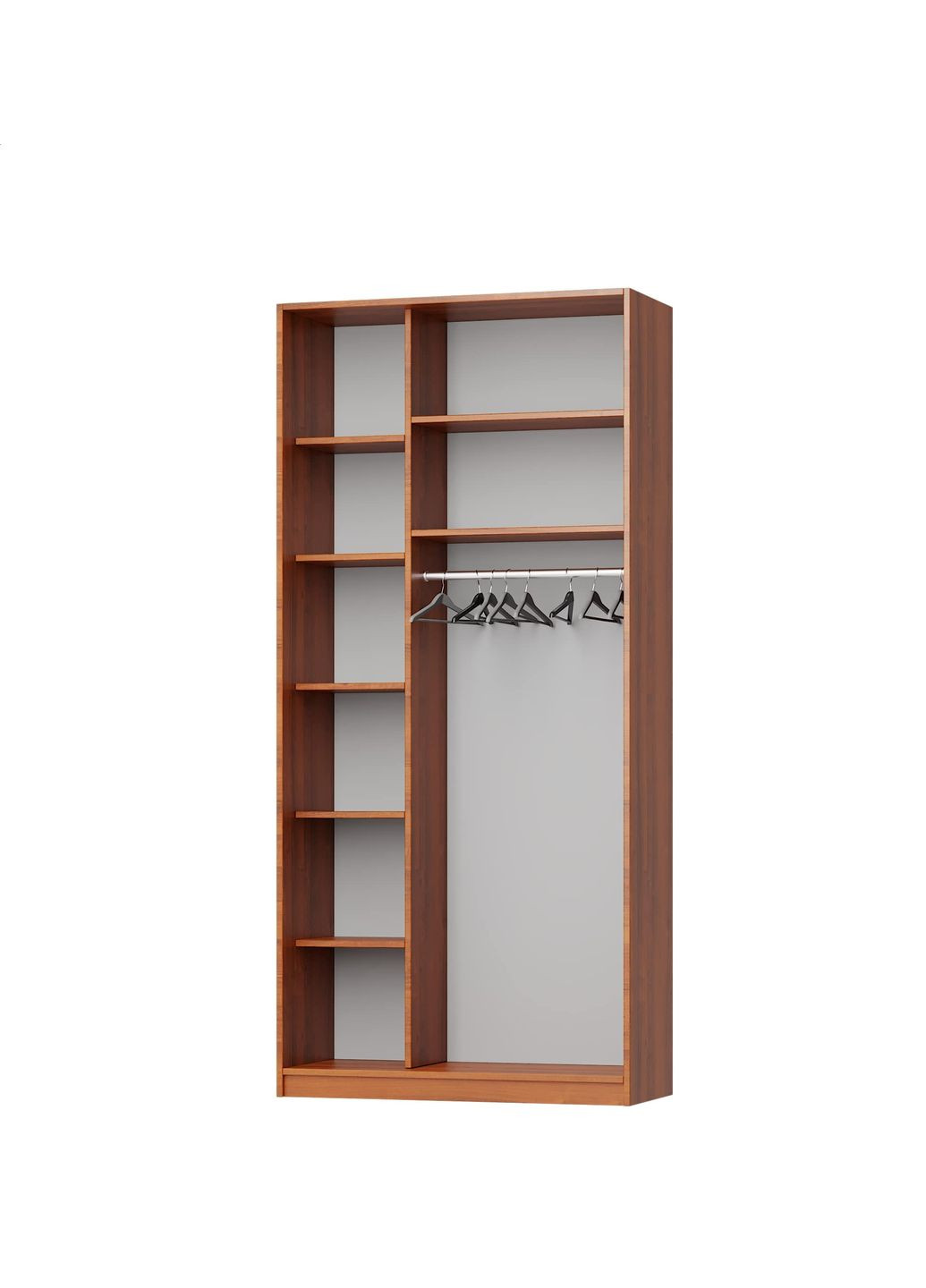 Шкаф-купе двухдверный Стандарт AL 2ДСП 110x60x240 см (MBS-3628) MebelStar (359449507)