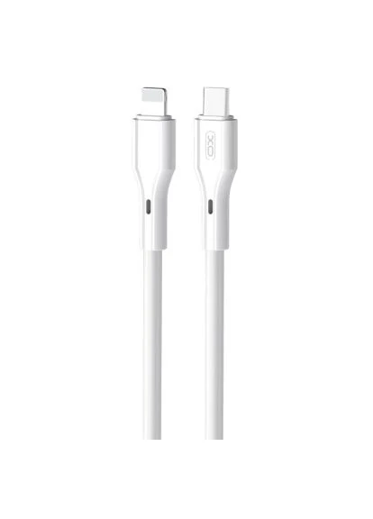 Дата кабеля USB-C to Lightning 1.0m 27W Rock (NBQ231A_White) XO (371631874)