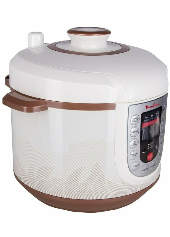 Мультиварка-скороварка CE501134 біла з коричневим Moulinex (339081367)