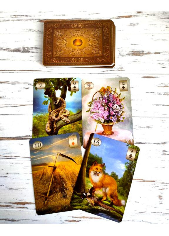 Оракул Телема Ленорман Thelema Lenormand Oracle Cards No Brand (351372643)