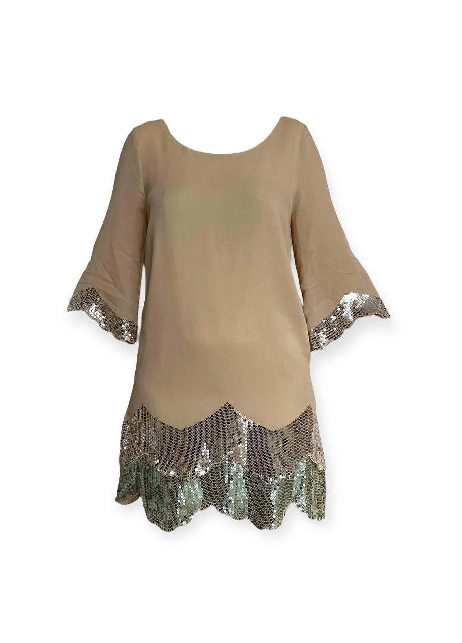 Бежева повсякденний сукня бежевий Designers Remix однотонна