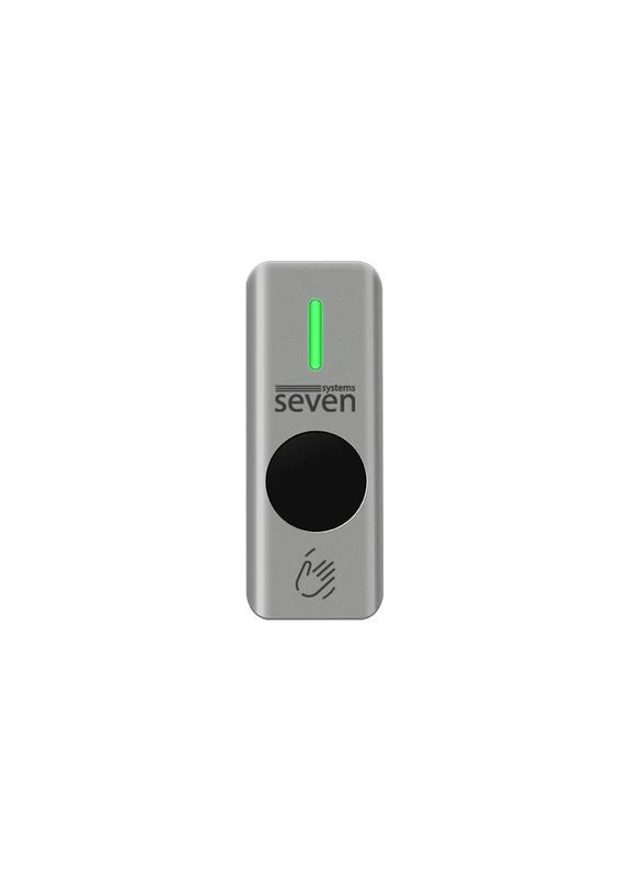 Кнопка виходу безконтактна металева вулична накладна SEVEN K-7497NDW SEVEN Systems (326789145)