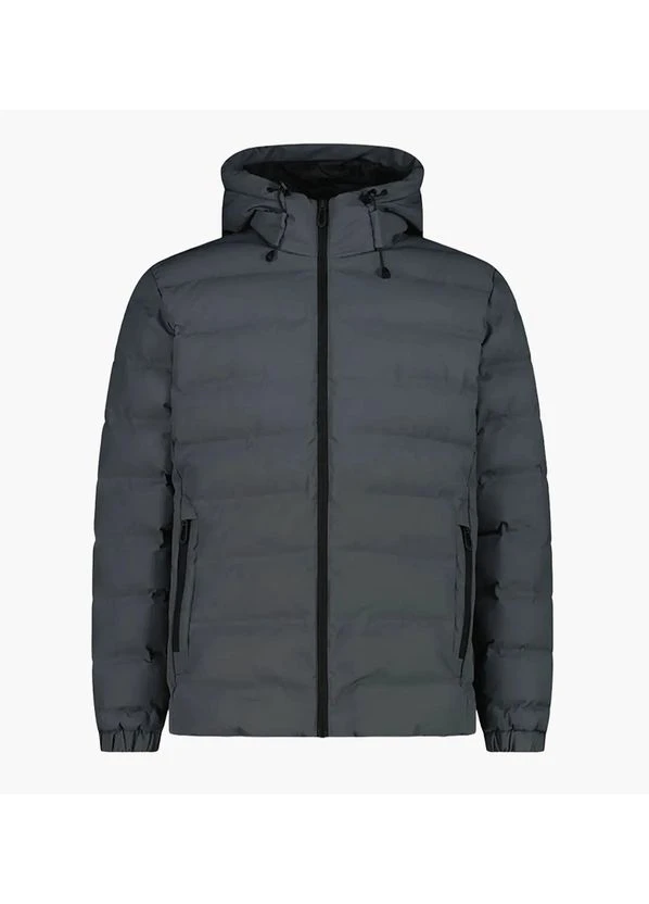 Сіра куртка fix hood feel warm grey 35k3697-u862 CMP
