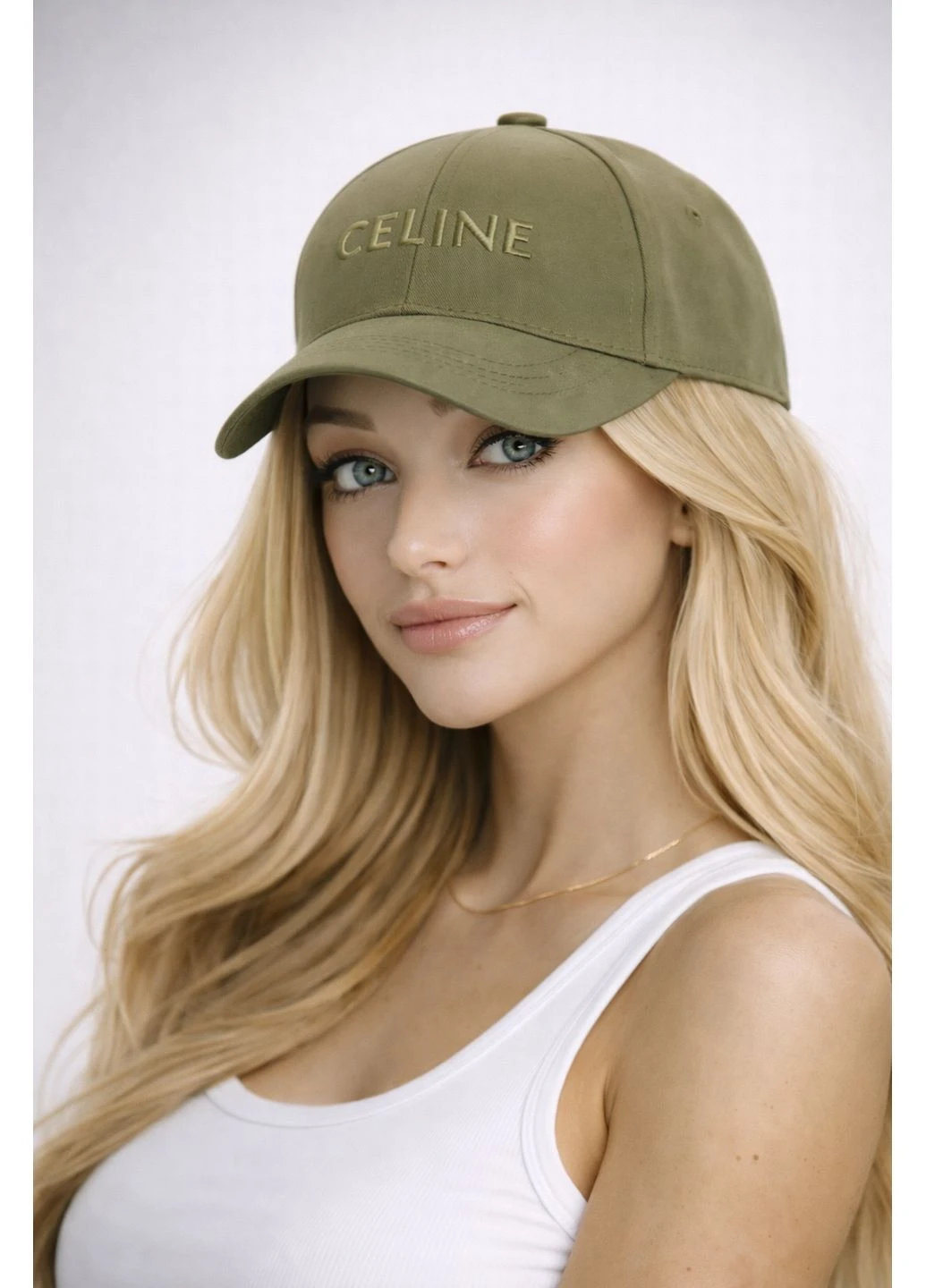 Женская кепка CELINE / Селін No Brand Кепка із вишивкою (377718934)
