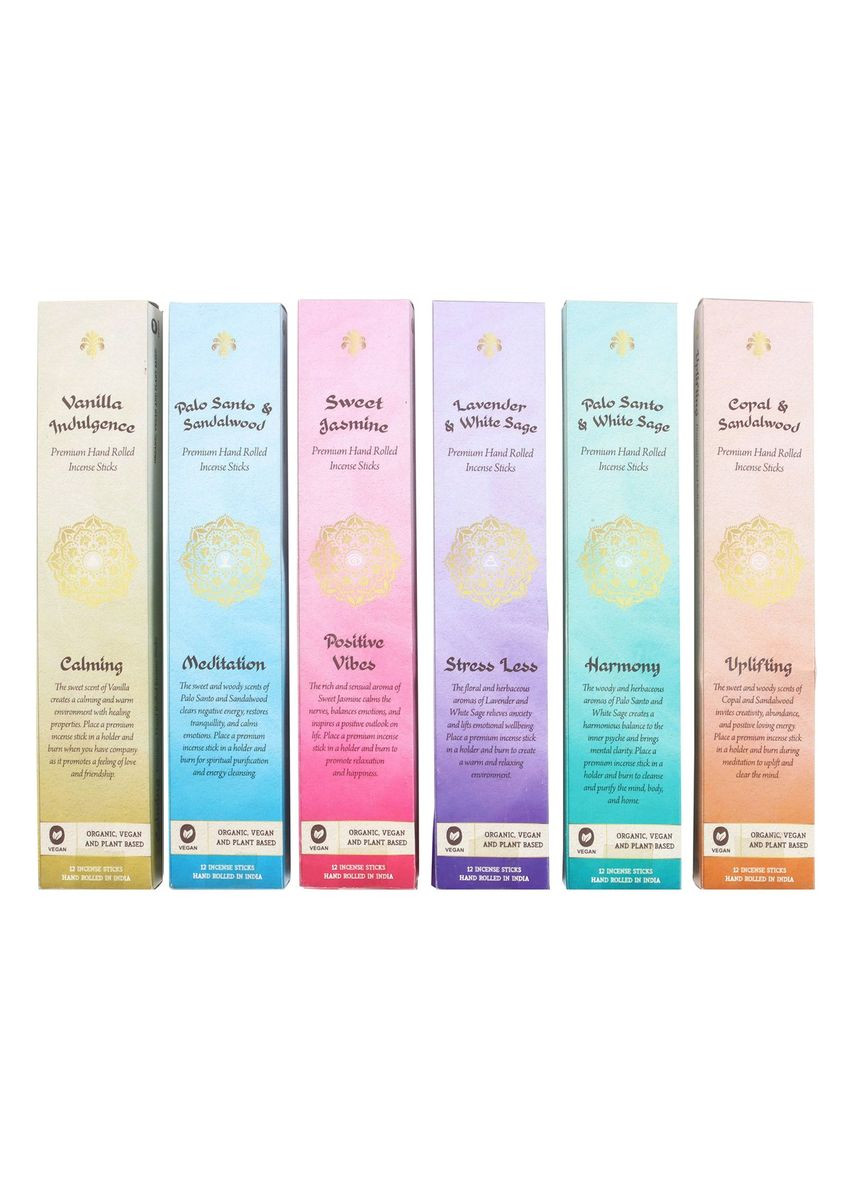 Подарунковий набір ароматичних паличок Premium Massala Incense Stick Gift Set No Brand (314872693)