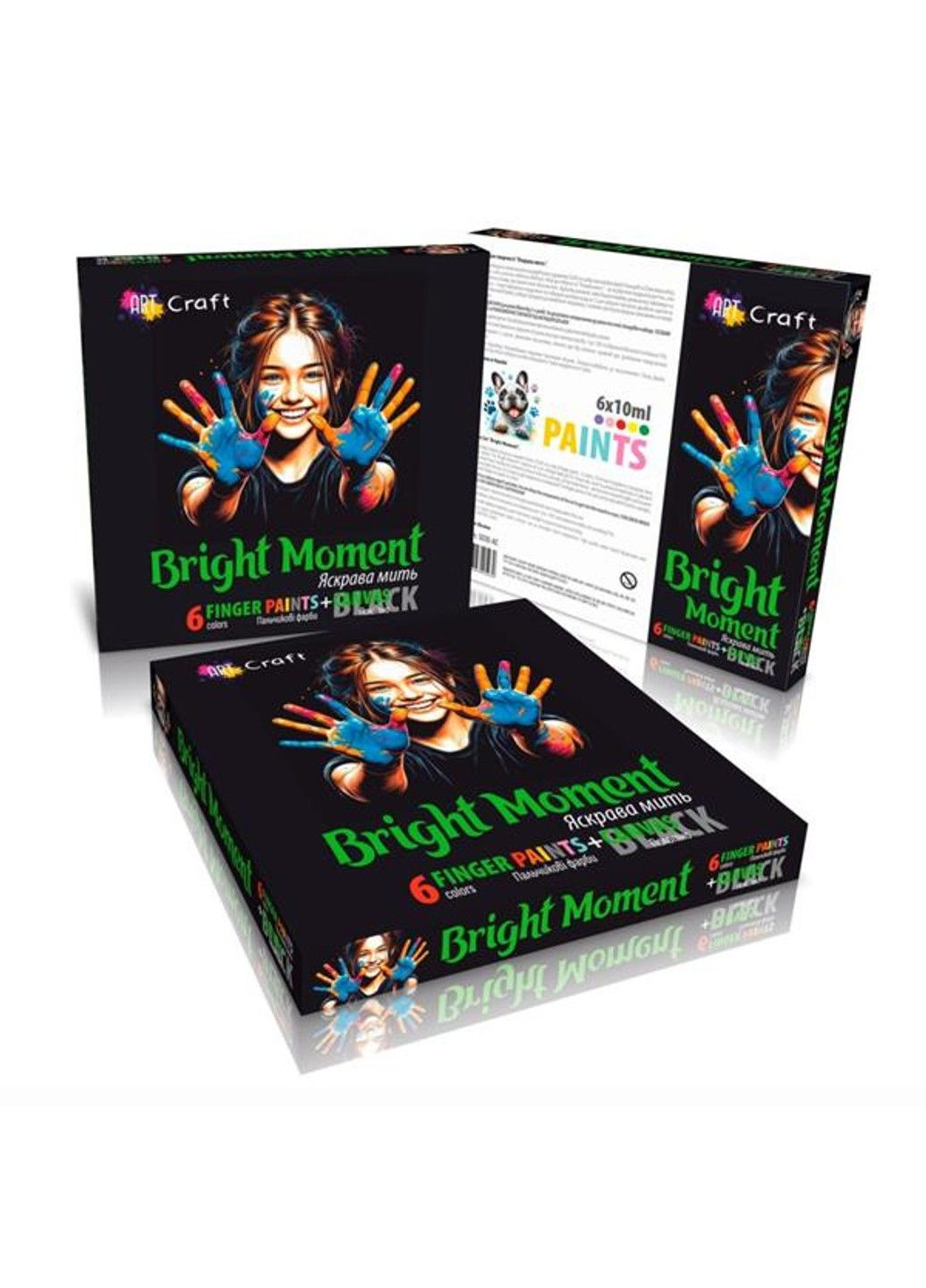 Набор для творчества Яркое мгновение черное полотно (5030-AC) Artcraft (331299990)