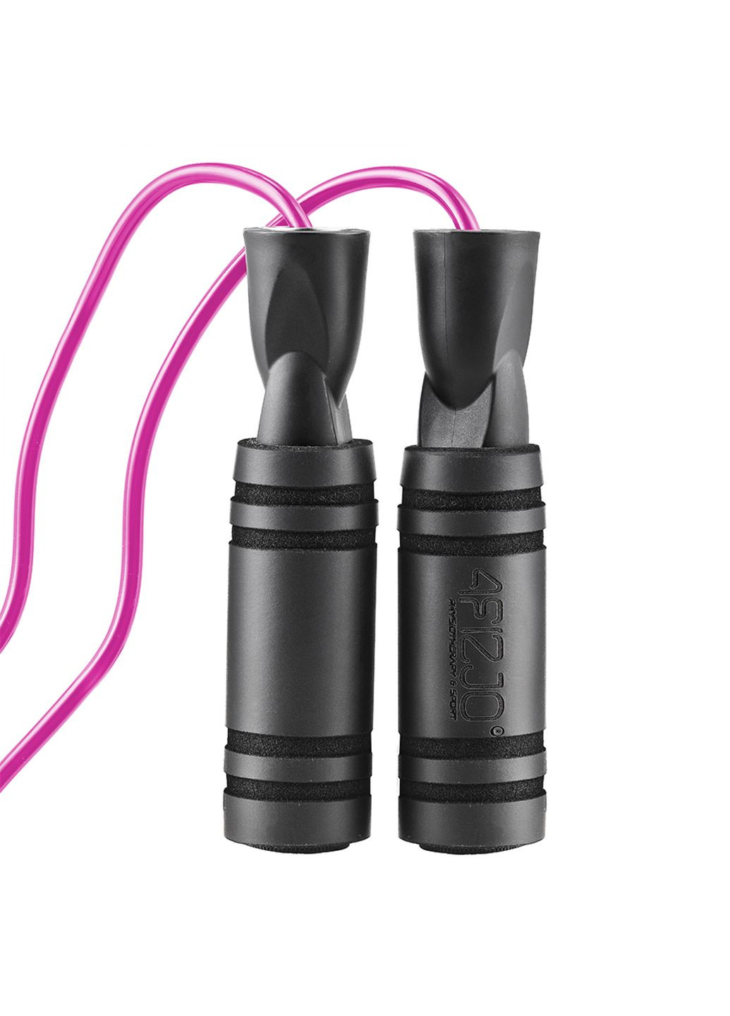 Скакалка с подшипниками Basic Black/Pink () 4FIZJO P-5907739313140 (342758243)