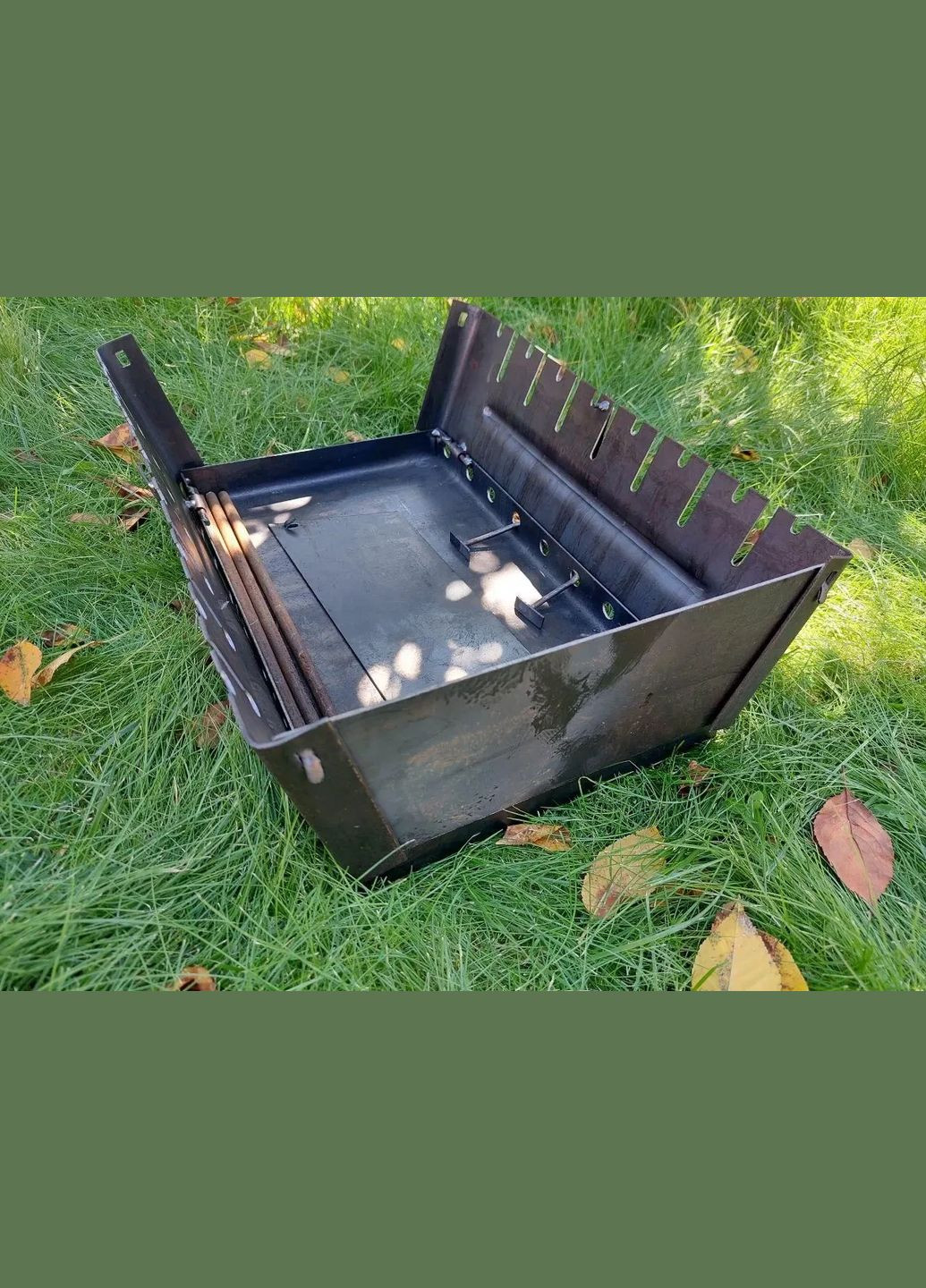 Мангал чемодан на 8 шампуров толщина 2 мм. No Brand (323484829)