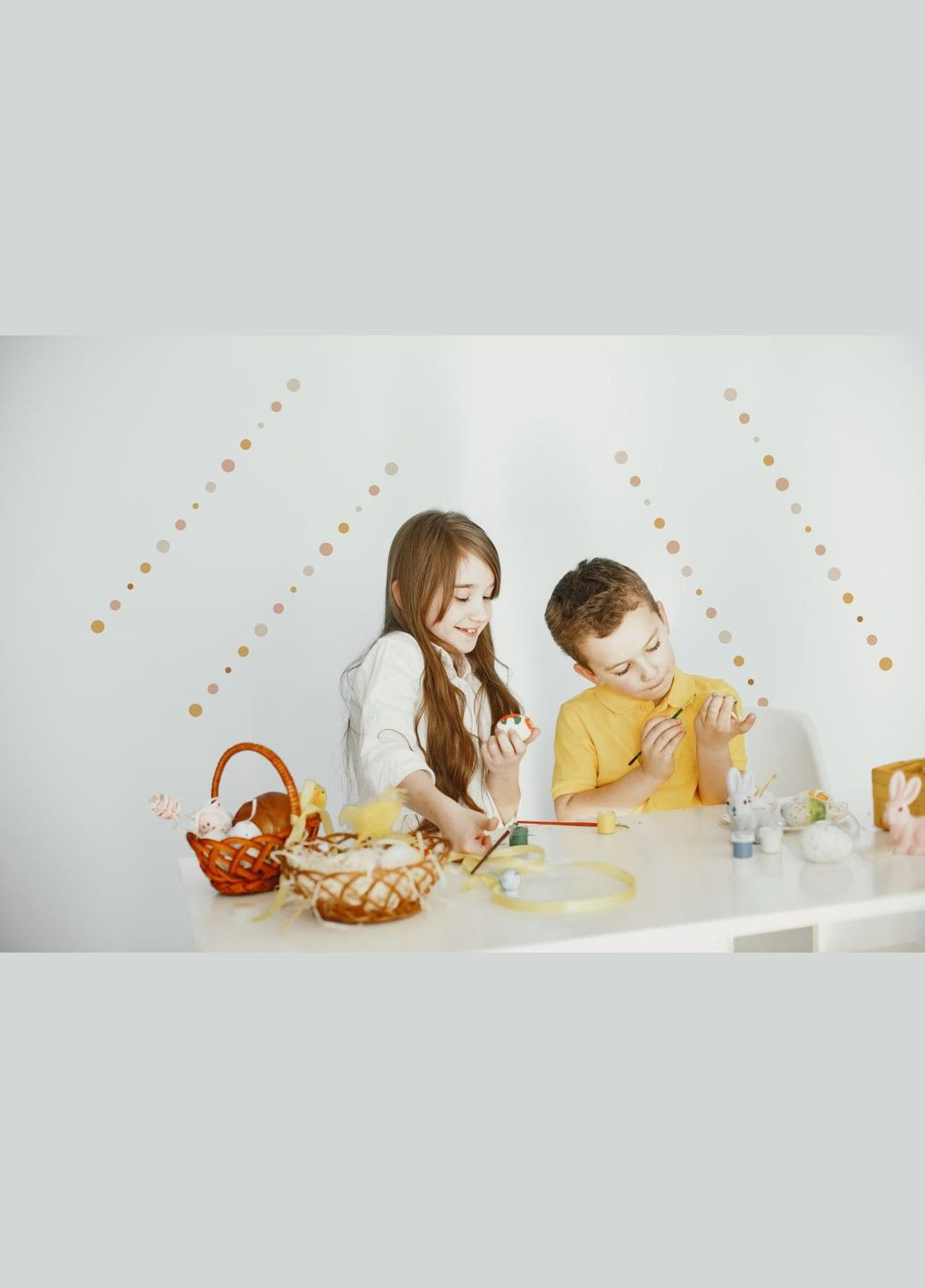 Вінілова інтер'єрна на стіну, шпалери та інші поверхні "Кружки різного розміру" Кавун наклейка (316190305)