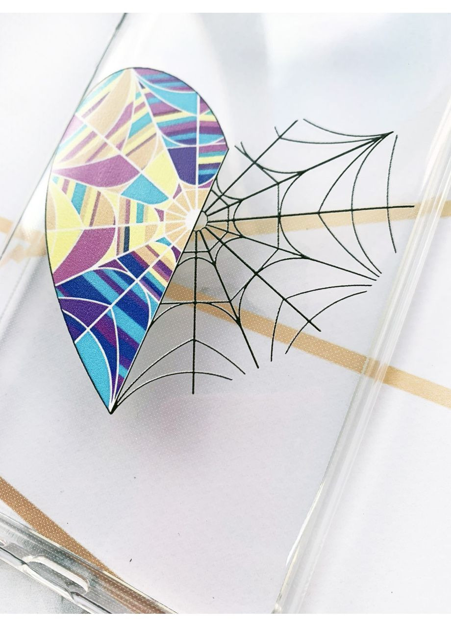 Чохол з потовщеними кутами на Samsung Galaxy A05s (A057):: Серце-павутинка. Венздей (принт 209) Creative (355398135)