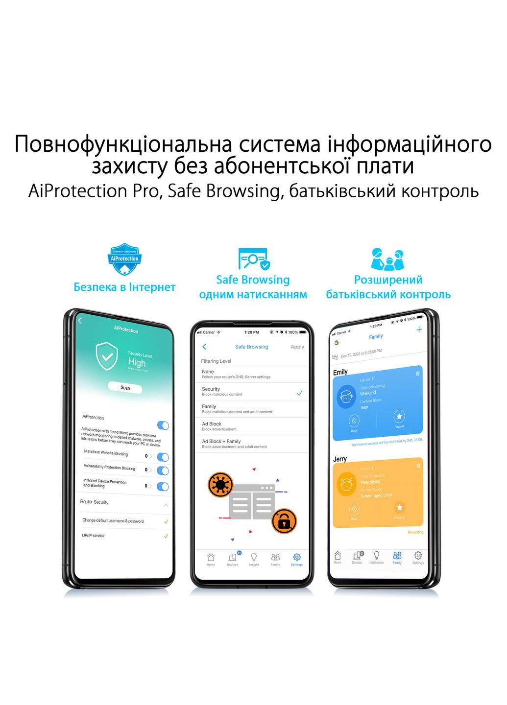 Беспроводной маршрутизатор RT-AX59U (90IG07Z0-MO3C00) Asus (341489010)