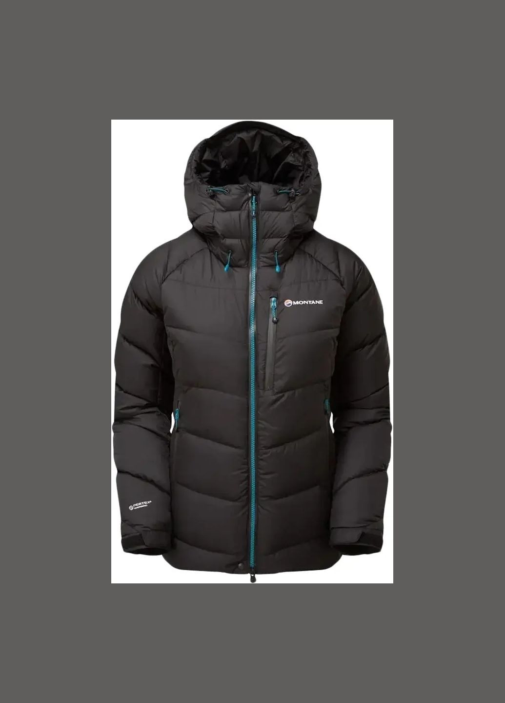 Черная демисезонная куртка female resolute down jacket black Montane