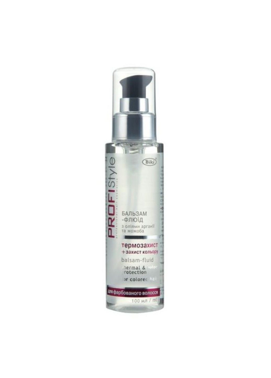 Бальзам-флюид с маслами арганы и жожоба термозащита и защита цвета для окрашенных волос Profi Style, 100ml PROFIStyle (298054258)