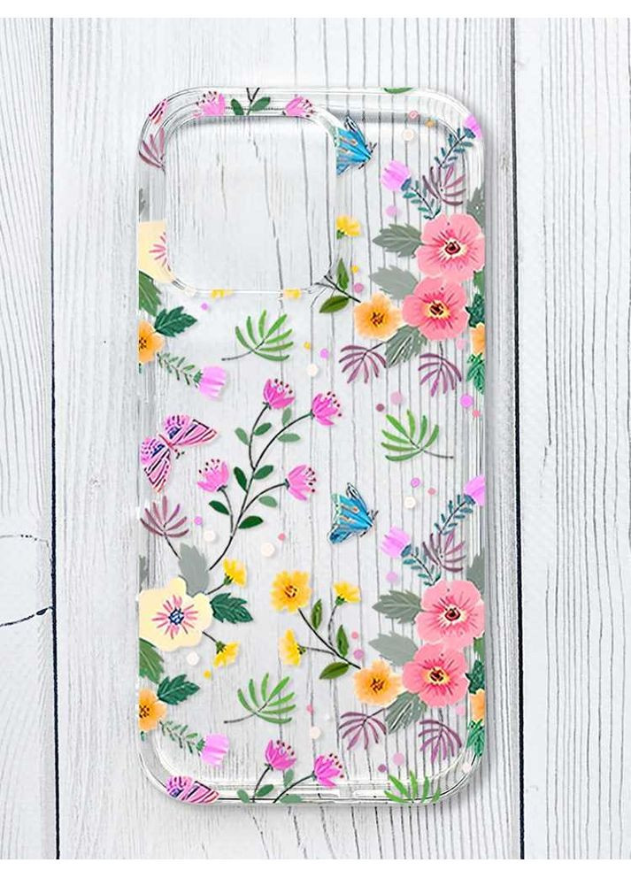 Чехол на iPhone 16 Pro Max Цветочный фон (принт 369) Creative (355391541)