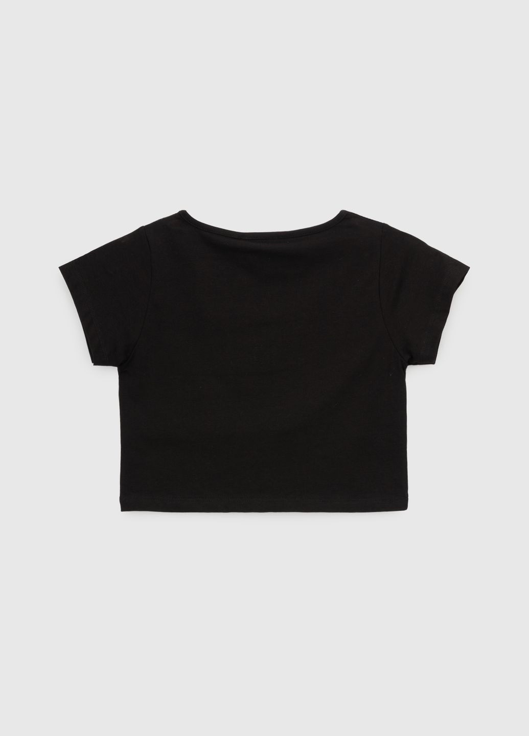 Чорна літня футболка Viollen