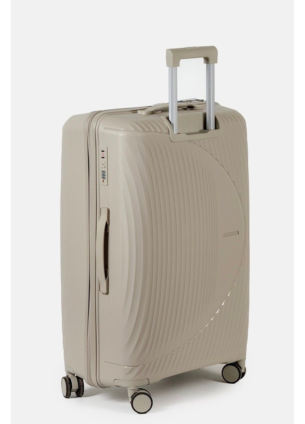 Большой пластиковый чемодан 608-1-BG Tourist (370853687)